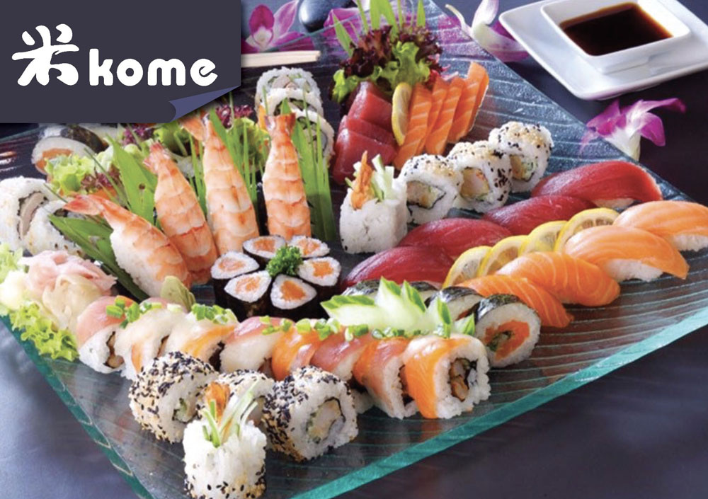 to Kome, Japanese Sushi Takeaway in Woodford Green, IG8